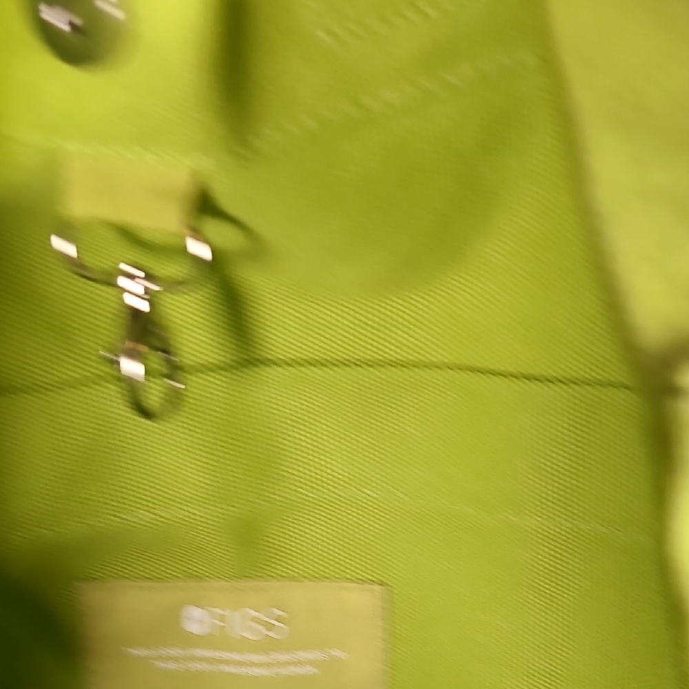 Figs Limited Edition Matcha A Very Large Needle Canvas Tote with Pink Lettering - Picture 9 of 14